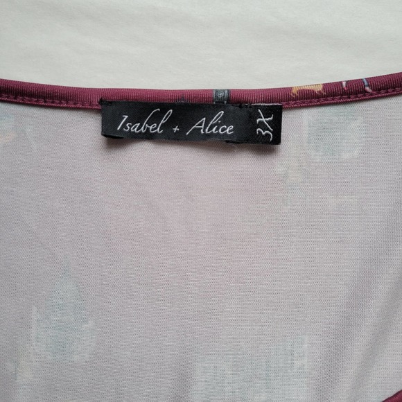 Isabel + Alice Dog Print Blouse - Picture 5 of 6